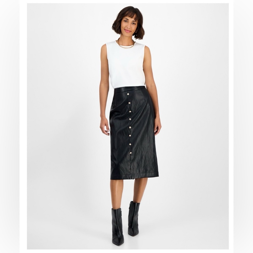 T-Tahari Midi Pencil Skirt